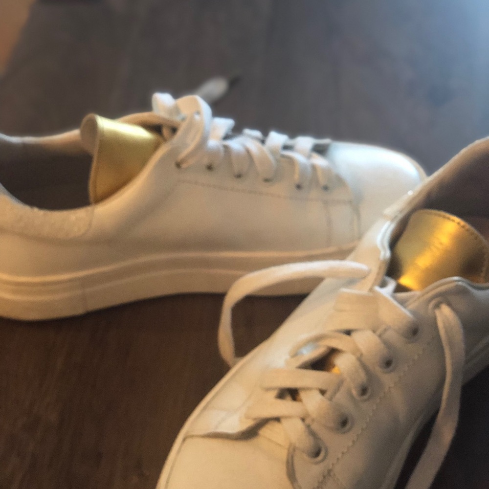 Maje - white leather platform Trainers EU 37